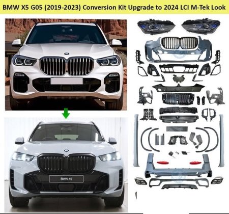 طقم طبونات BMW X5 G05 2020 (شكل الـ 2024 M POWER)
